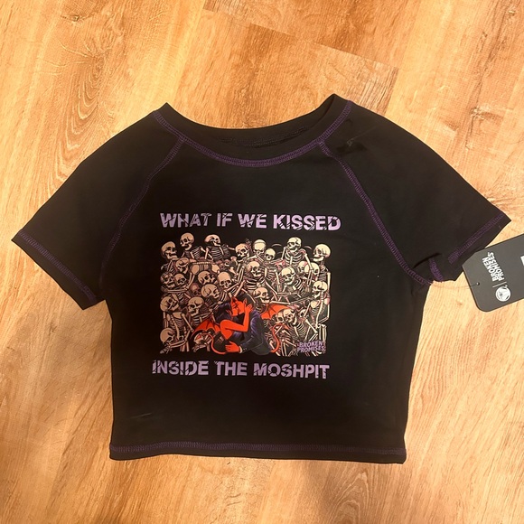 Black Graphic Kids T-Shirt - Picture 1 of 4